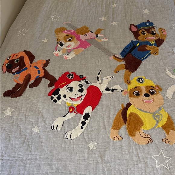 Pottery Barn Kids Paw Patrol Twin Quilt and Standard Sham - Picture 2 of 11